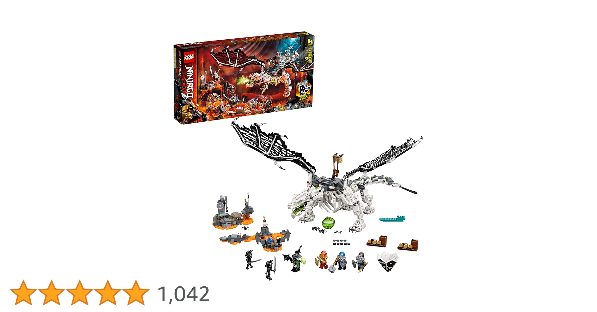 Buy LEGO NINJAGO Skull Sorcerer's Dragon 71721 NINJAGO Dragon Set