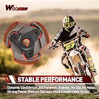 Vista 4 de WOOSTAR Almohadilla de embrague resistente para motocicleta con 3 resortes de repuesto para 2 tiempos 47cc 49cc Mini Quad Dirt Pit Bike Pocket Bike