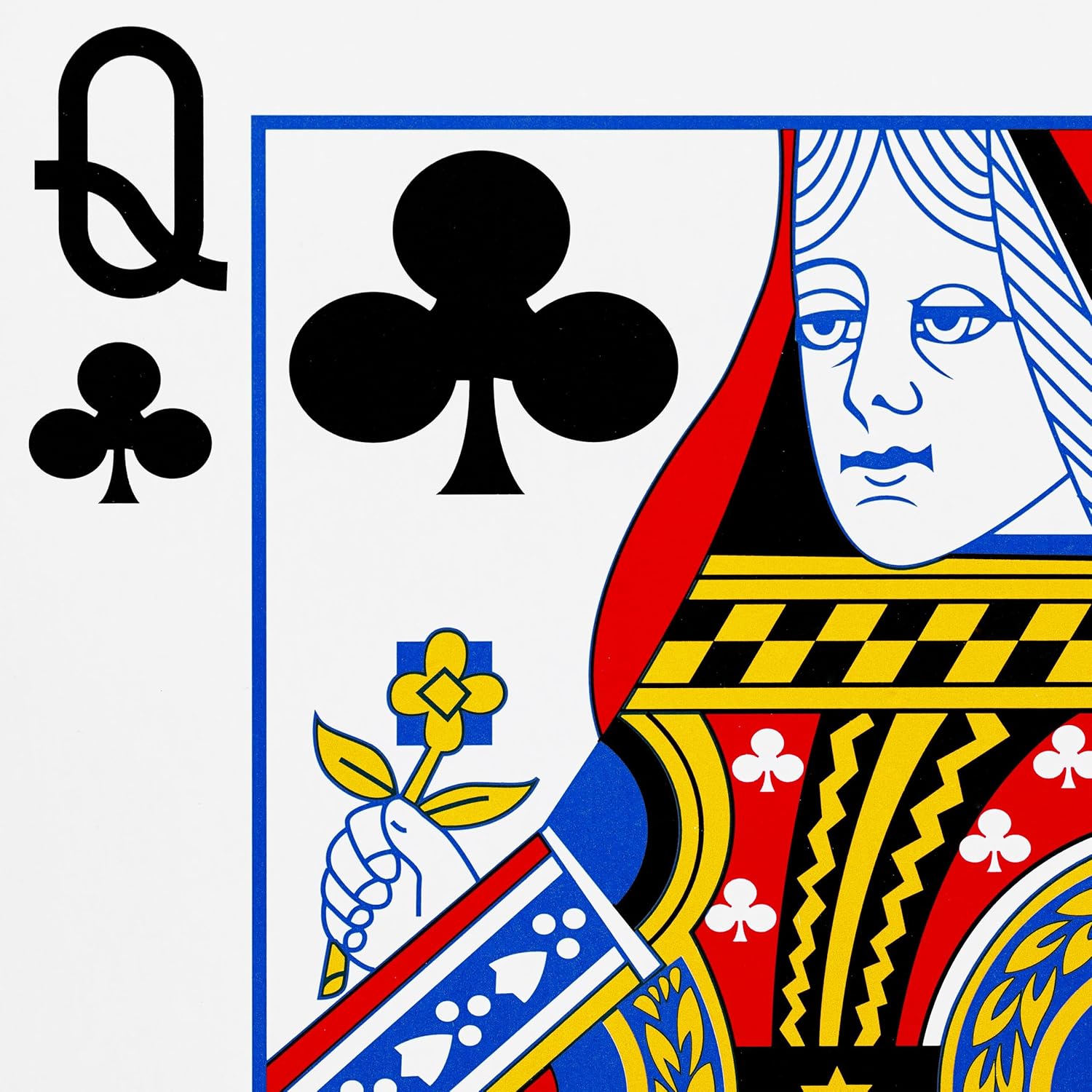 Relaxdays Jumbo Playing Cards, 2 Decks of 54 Cards, Waterproof Plastic, 18 x 13 cm, Giant Playing Cards, Colourful