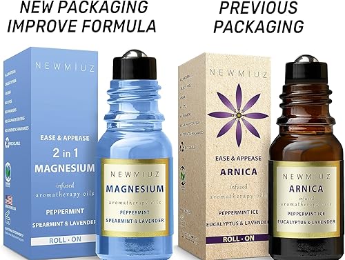 Miniatura 7 de Migraña Roll on Stick Dolor de cabeza Magnesio Arnica Montana Aceite de menta Eucalipto Lavanda Hierbabuena Aceite Esencial Alivio del Estrés