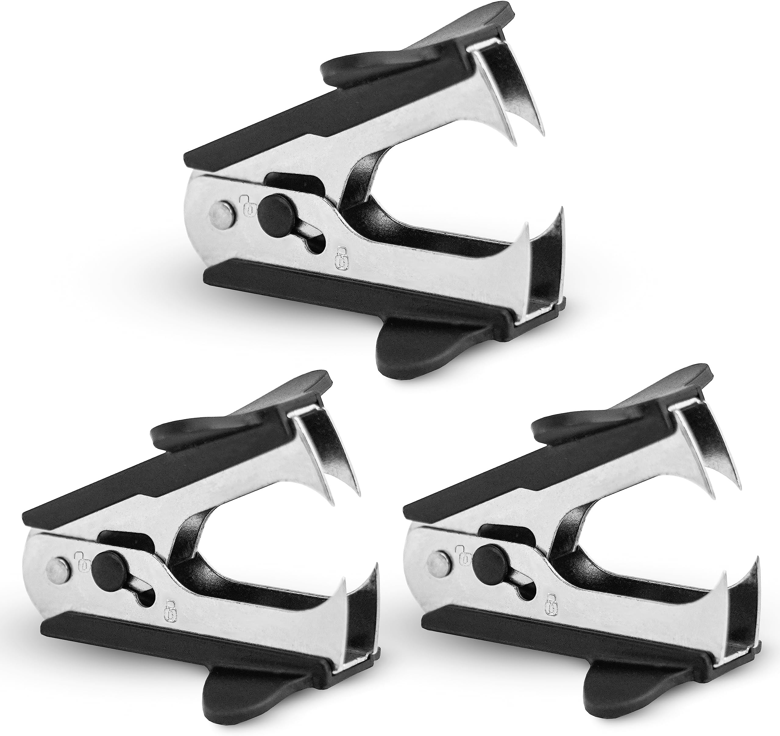 Racksey Professional Staple Remover 3 Pcs Black Staple