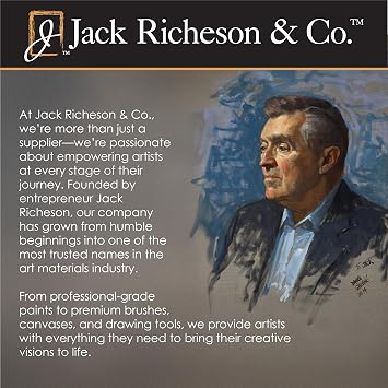 Jack Richeson & Co Shiva Series Casein Paint Set Seascape Palette, 9 x 37mL Tubes Artist Grade, Opaque Water Media, Professional Fine Art Paint