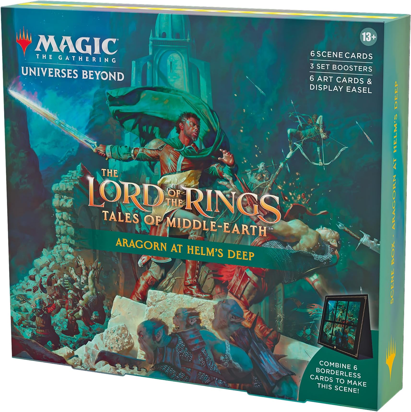 Magic: The Gathering - Lord of the Rings: Tales of Middle-earth Scene Box - Aragorn at Helm’s Deep