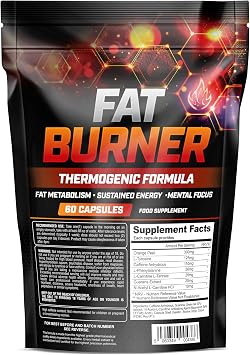 Thermogenic Fat Burner - High Strength Weight Loss Pills for Men & Women - Metabolism Booster & Cutting Supplement - Energy & Performance Support