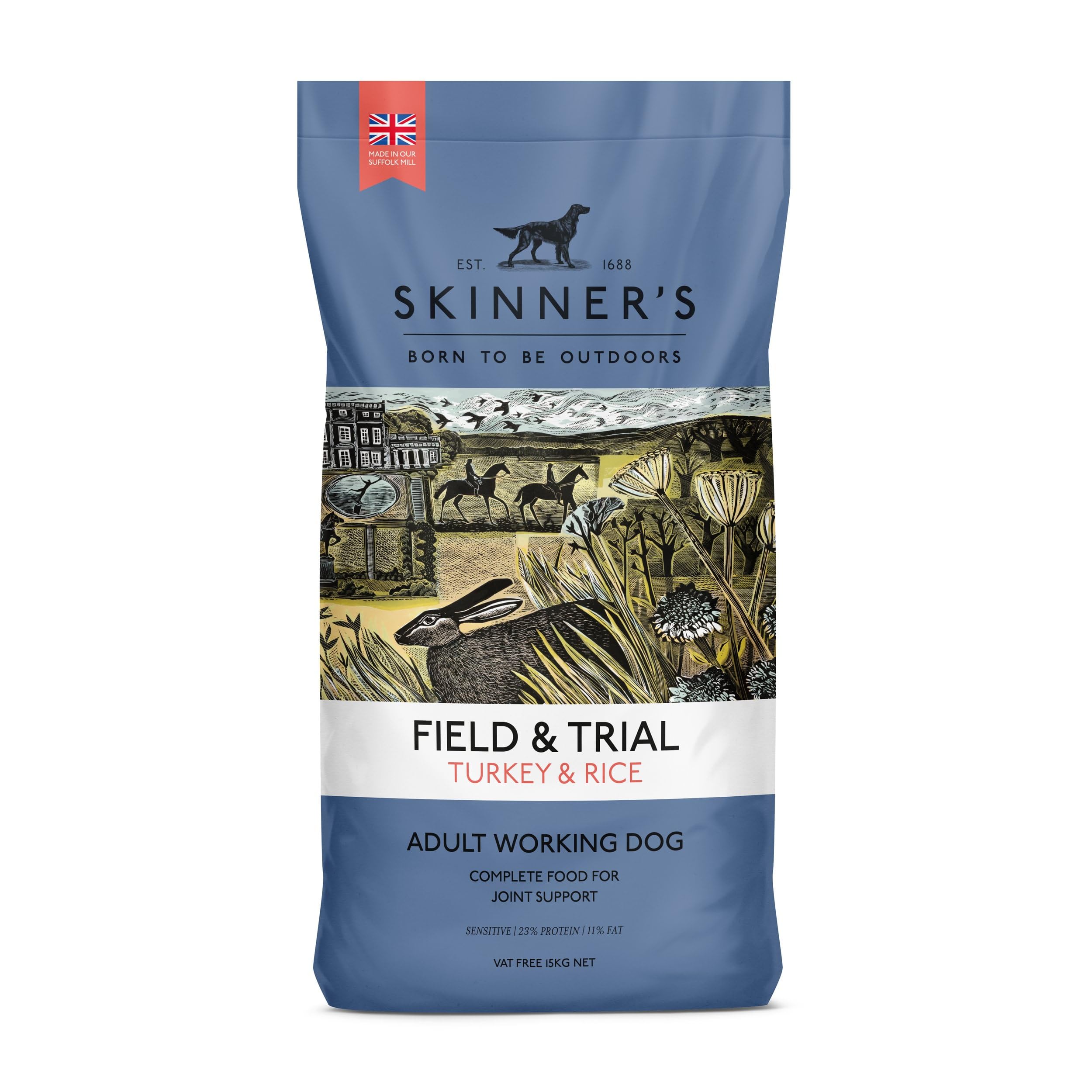 Skinners Skinner's Field And Trial Turkey And Rice Dog Food - 15Kg