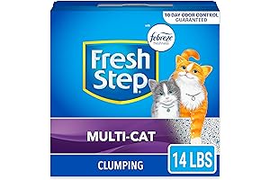 Fresh Step Triple Action Clumping Cat Litter: Odor, Absorption, & Clumping