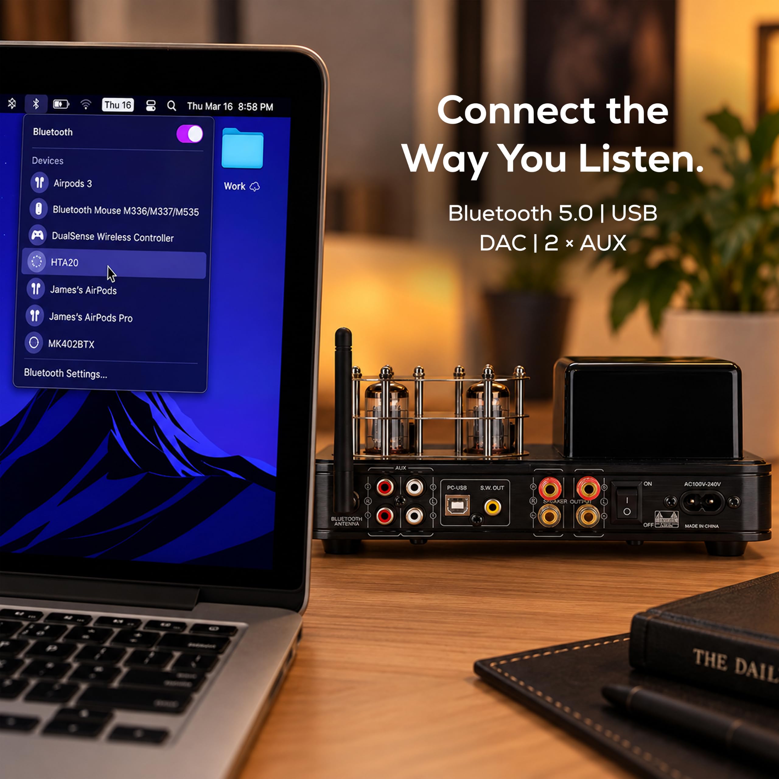 Amazon.com: Dayton Audio HTA20 Integrated Stereo Hybrid Hi-Fi