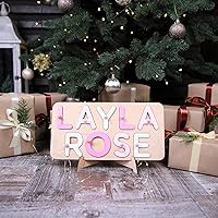 Vista 6 de Rompecabezas de madera personalizado con nombre para niños, juguetes educativos personalizados de aprendizaje temprano para bebés, primer