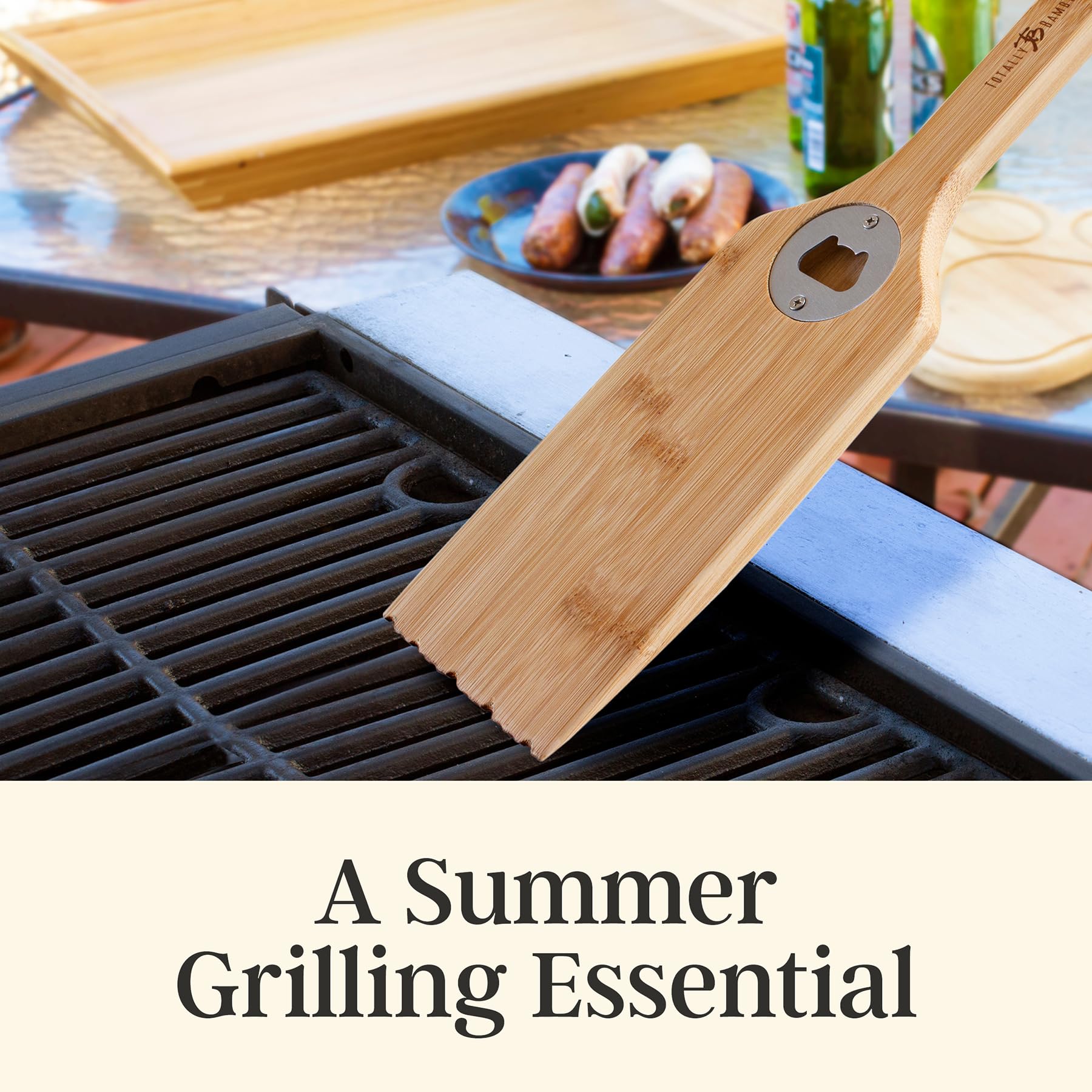 Amazon.com : Totally Bamboo Bristle-Free Bamboo BBQ Grill Scraper