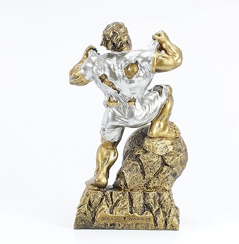 Miniatura 4 de Monstruo grande con trofeo de inserción, 9.5 pulgadas de alto, premio de la bestia de la victoria grabado con inserciones temáticas, personaliza