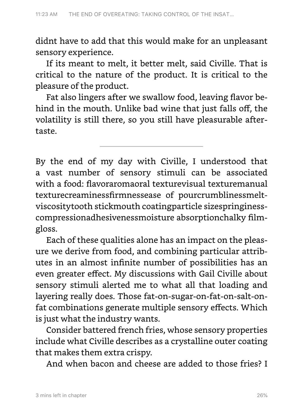 Poor readability due to missing punctuation and words running together.