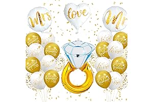 Eye-Catching Mr. and Mrs. Balloons for Engagement Festivities