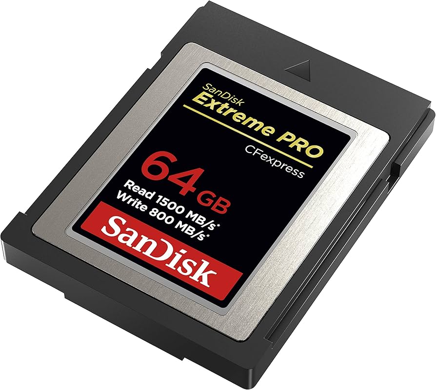 Amazon.com: SanDisk 64GB Extreme PRO CFexpress Card Type B - SDCFE