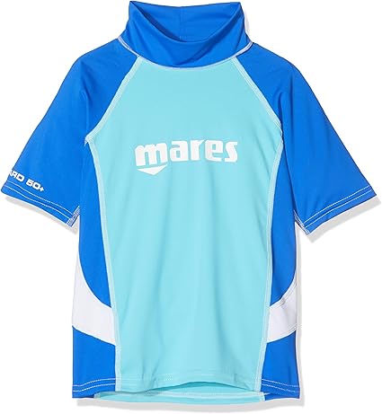 Rash Guard Mares Uomo Manica Corta - Maglia Protezione UPF 50+ Per Sport Acquatici - Foto 7