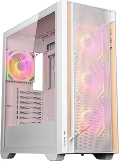 Zebronics Premium Gaming Cabinet, Mid-Tower, EATX/ATX, Upto 360mm AIO Support, 4 Infinity Mirror ARGB Fans, Side Tempered ... Price In India