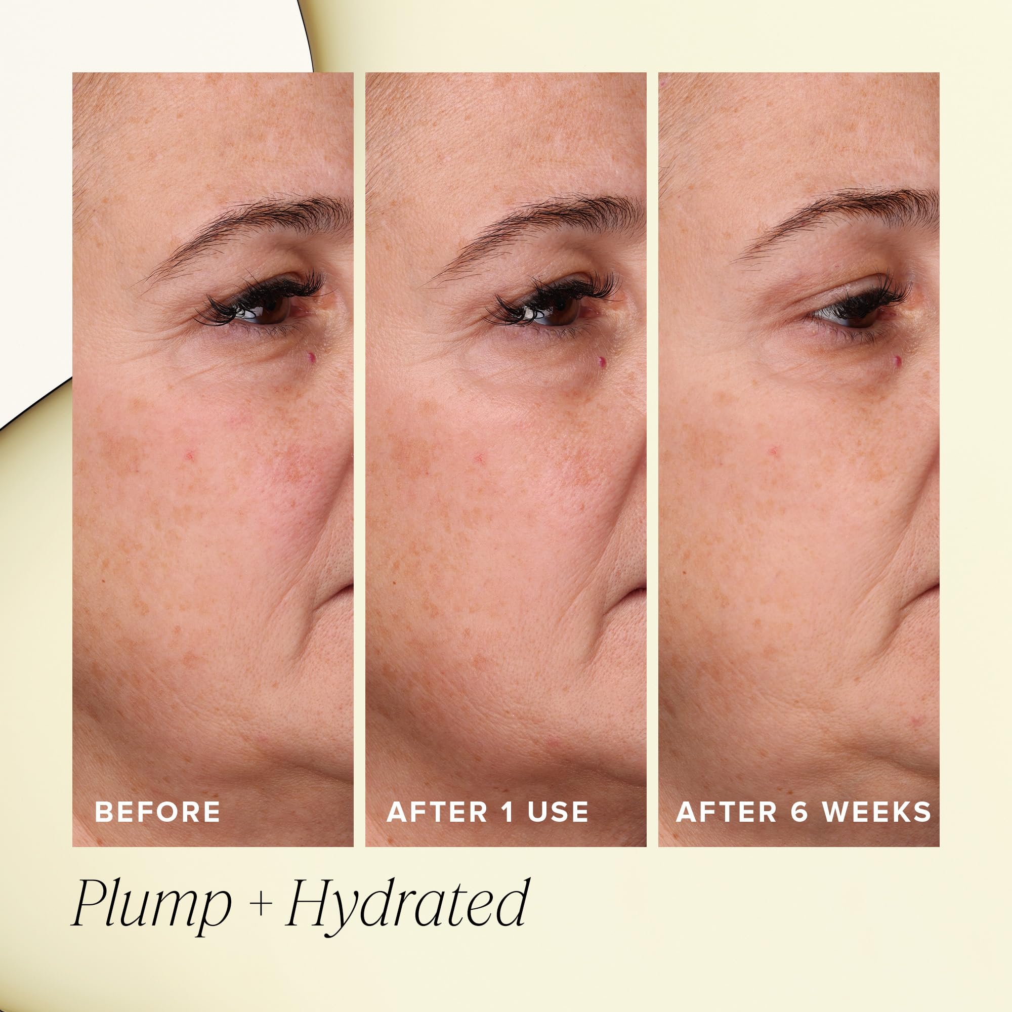 Farmacy Beauty Filling Good Hyaluronic Acid Serum for Face - Sérum facial anti-âge aux peptides de collagène végétaliens
