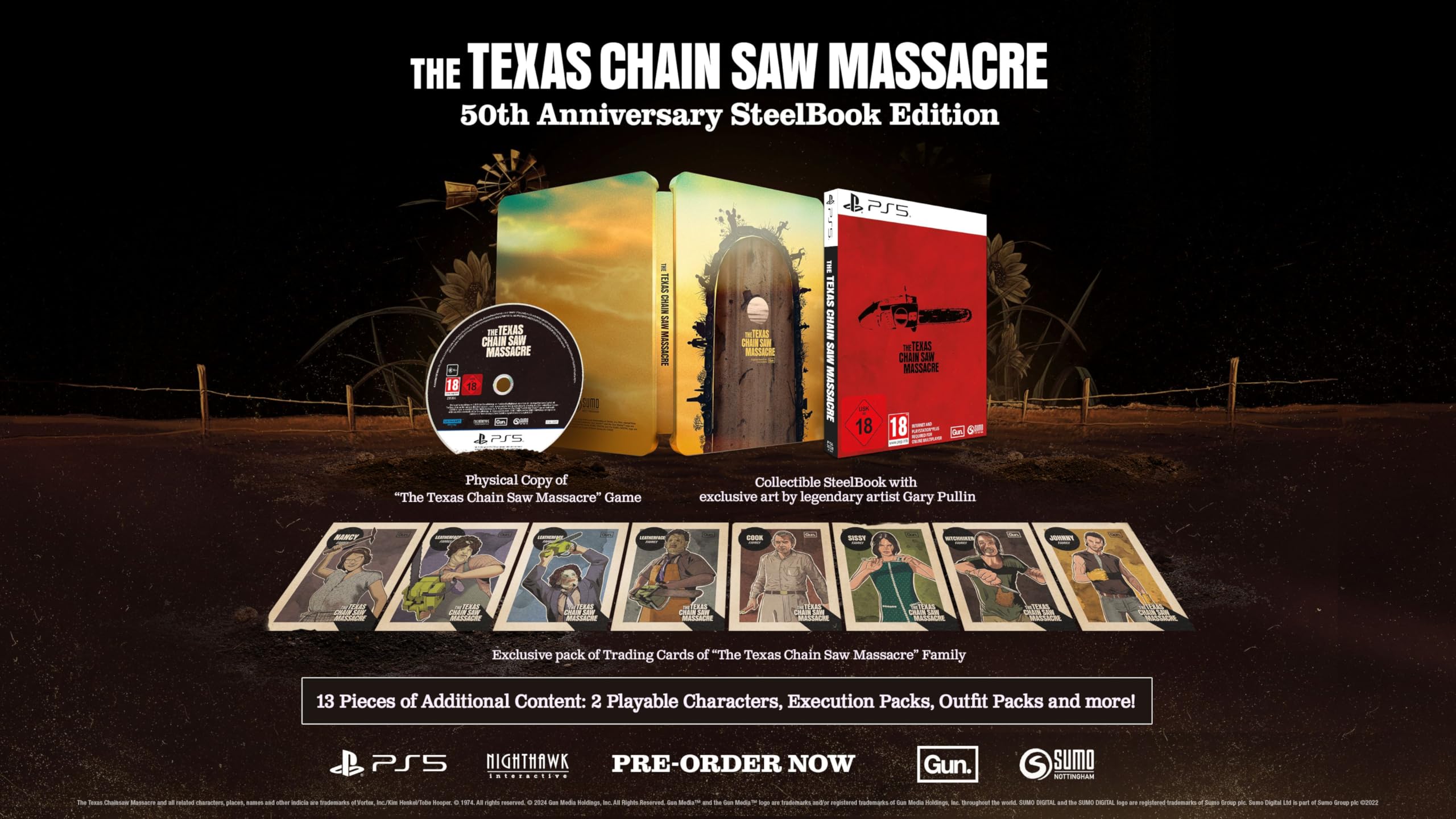 The Texas Chain Saw Massacre 50th Anniversary SteelBook Edition - PS5
