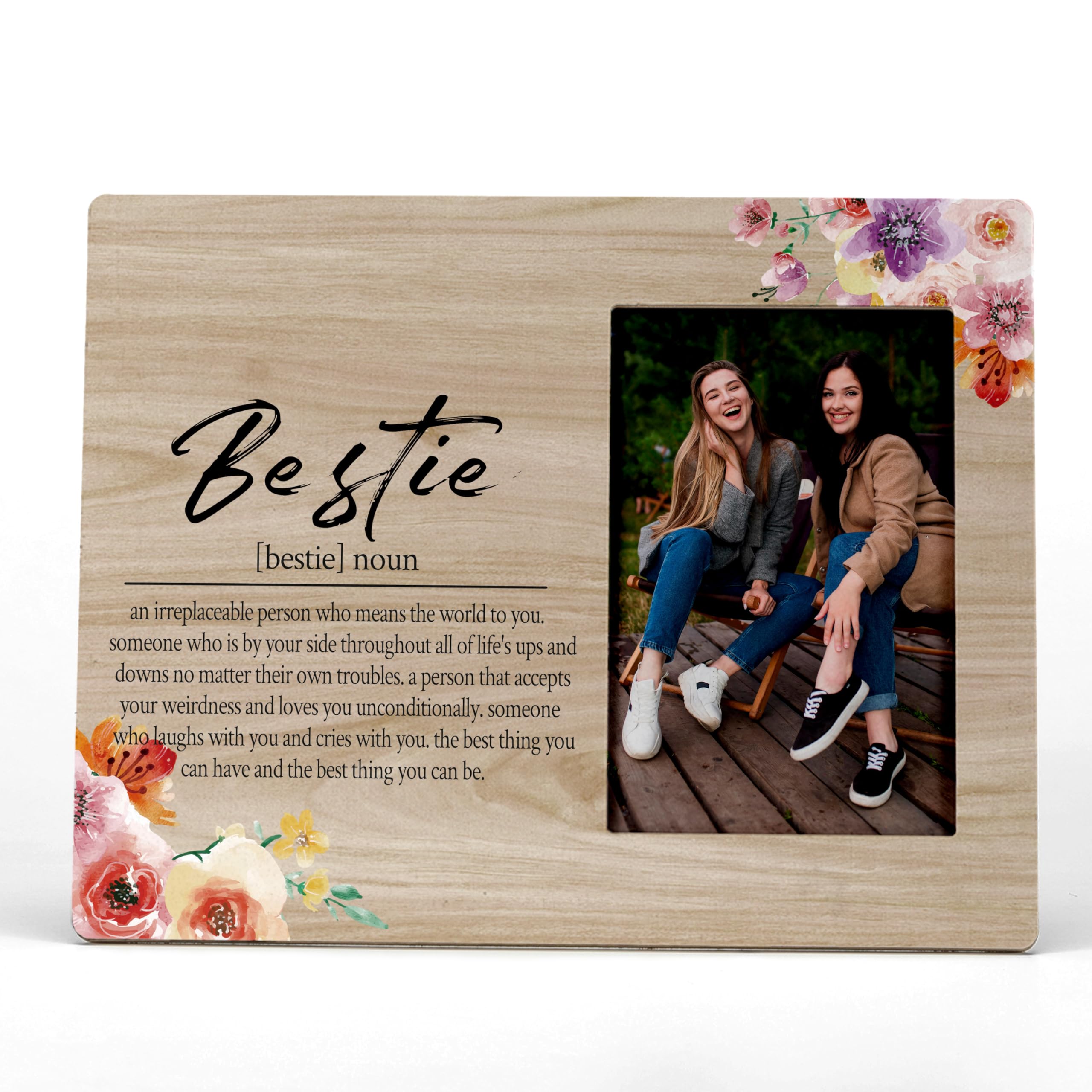 Amazon.com - FONDCANYON Bestie Definition Picture Photo Frame