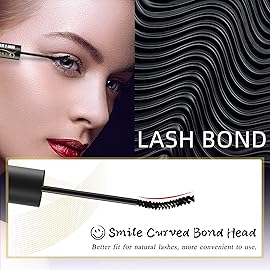 QUEWEL Lash Clusters Bond & Seal - Black Lash Glue for DIY Eyelash Extensions, Strong Hold & Waterproof