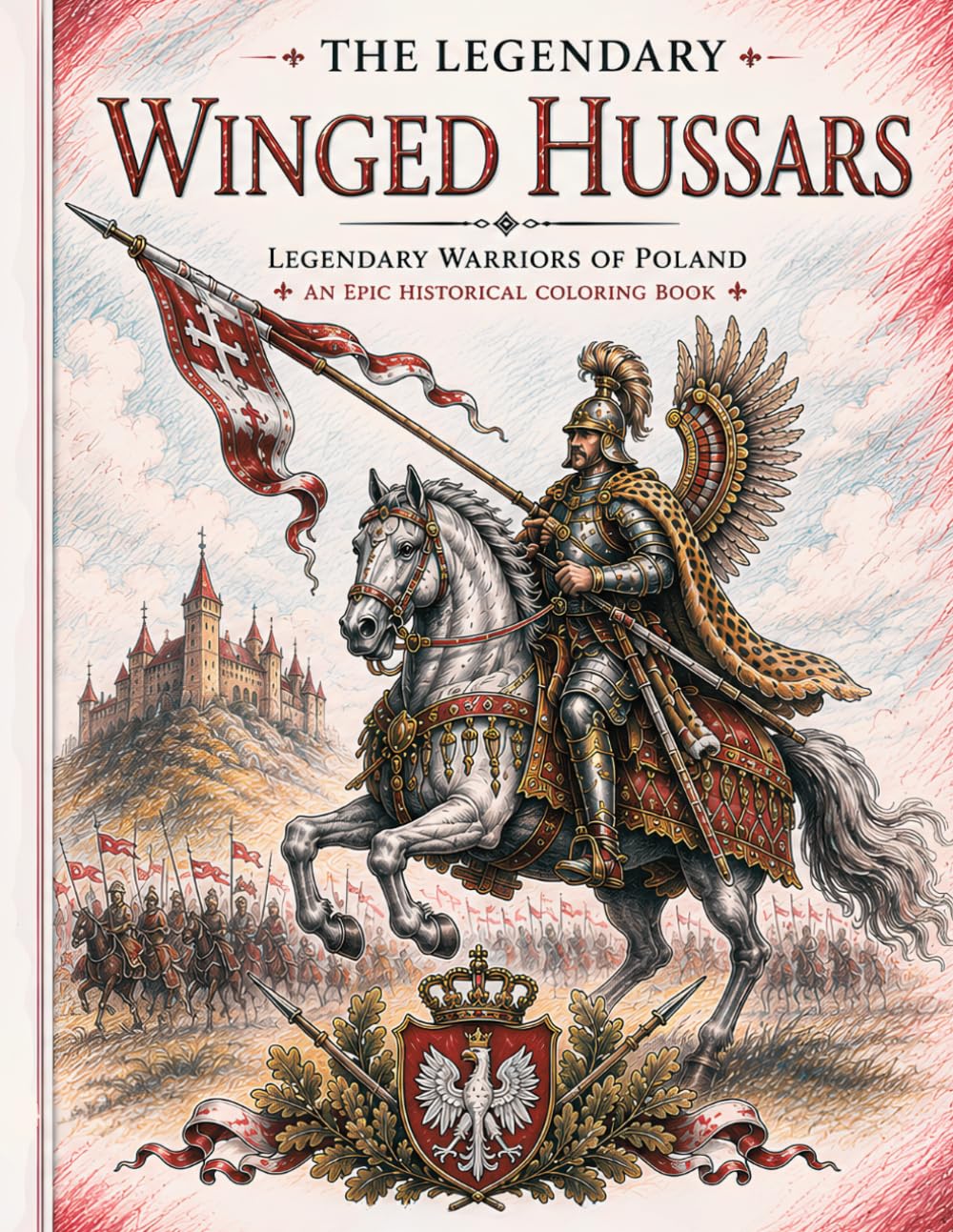 Winged Hussars – Legendary Warriors of Poland: An Epic Historical Coloring Book
