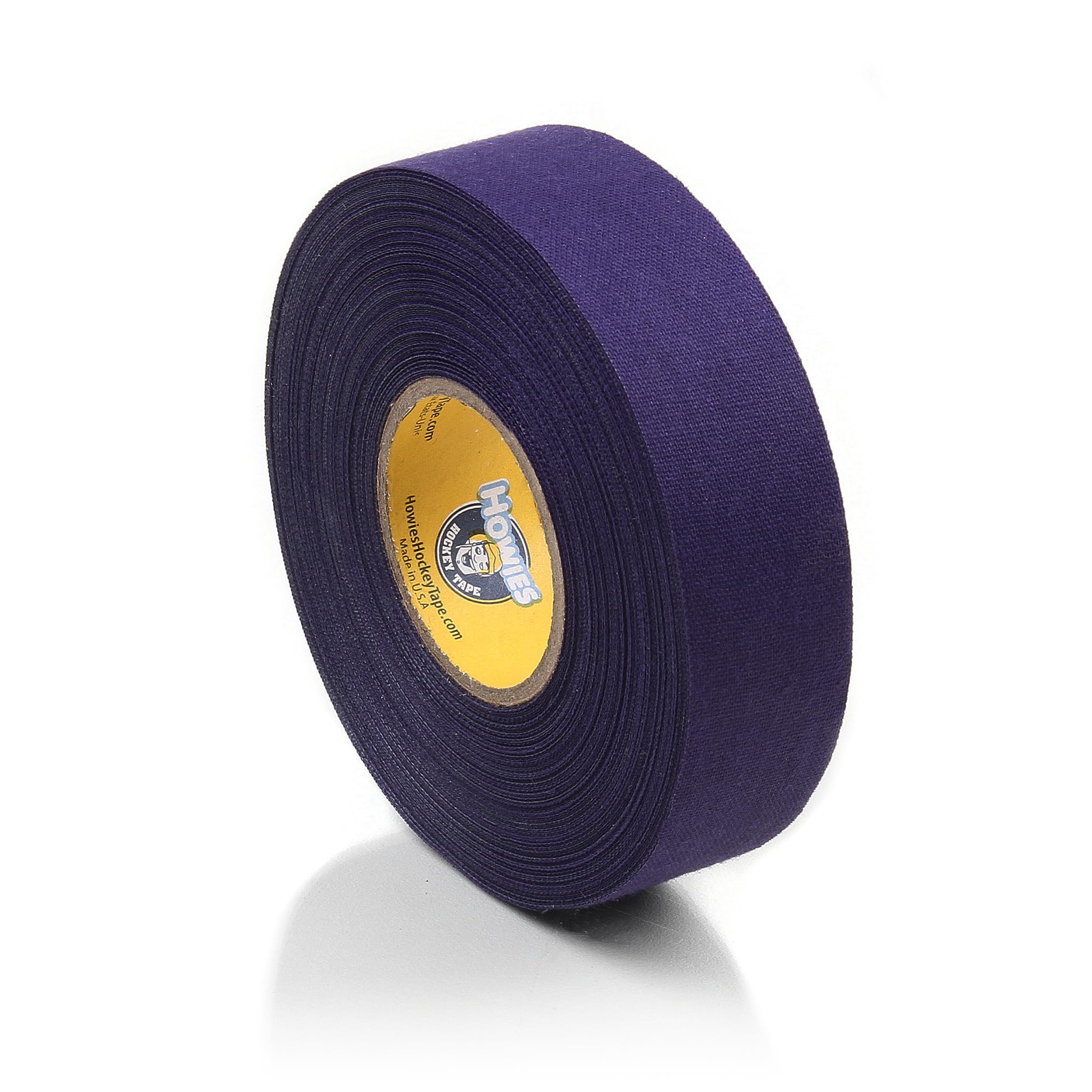 Howies Hockey - Purple Hockey Tape 1 Pack - Cloth Stick Tape - Strong, Long-Lasting Adhesive for Stick Blade, Lacrosse, Baseball - 1 Inch x 24 Yards - Professional Quality