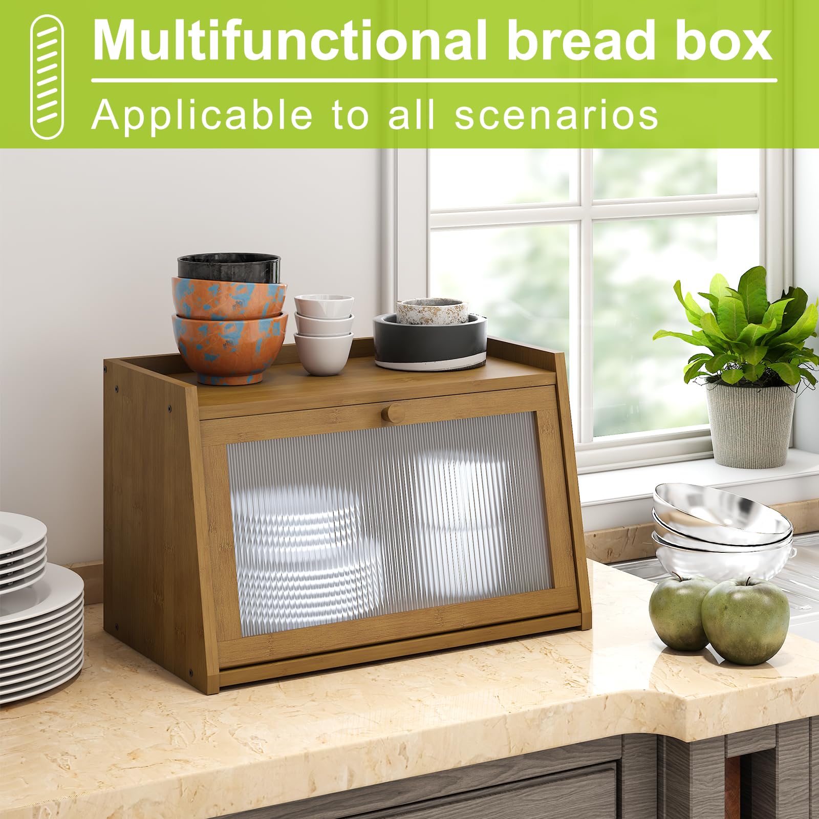 Powder Box Kitchen Snapklik.com : BMOSU Bread Box Kitchen Countertop