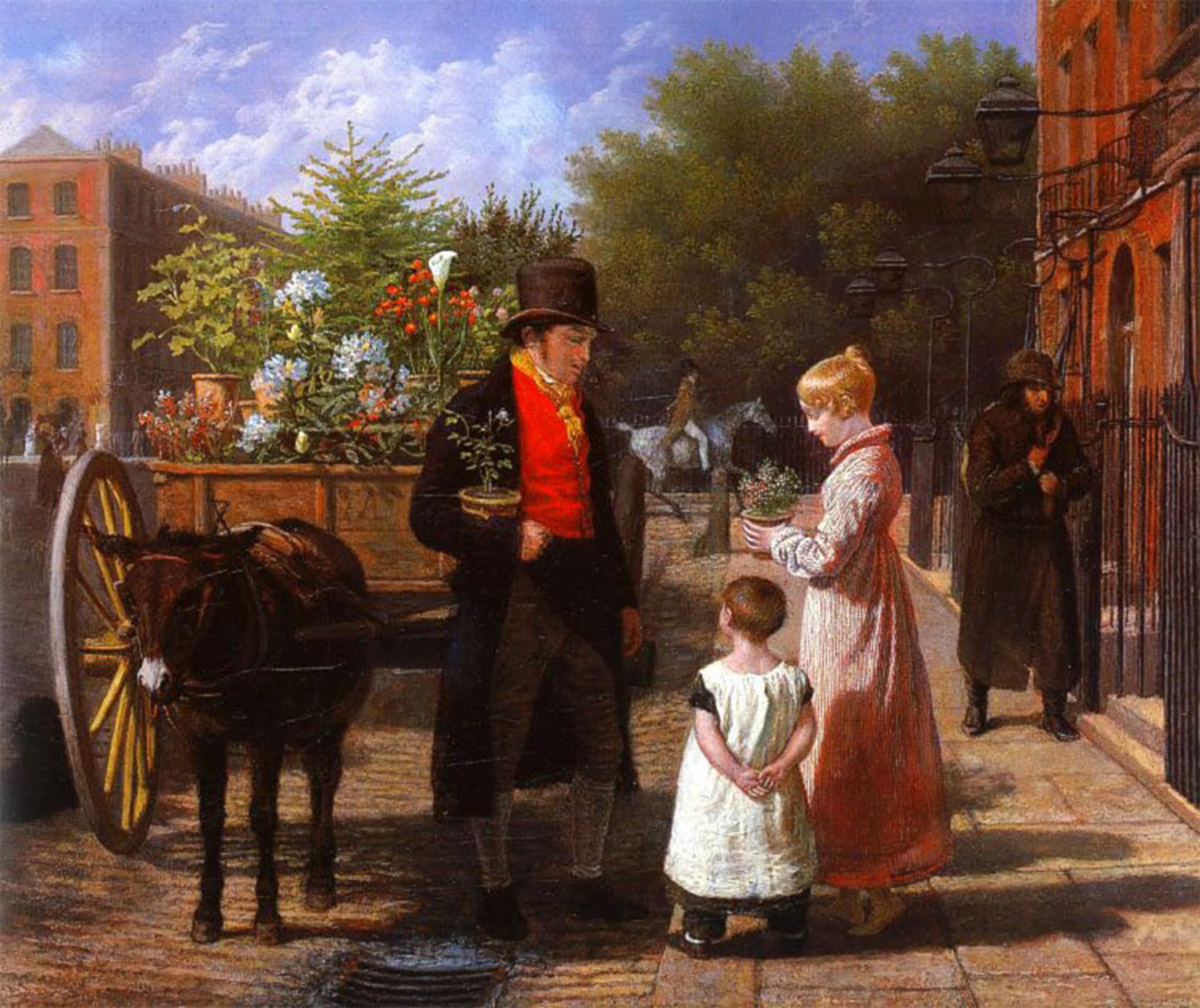 POSTERIIk Famous Animal Posters Vintage Picture The Flower Seller Jacques Laurent Agasse Modern Wall Decor for Home Decor 60x90cm