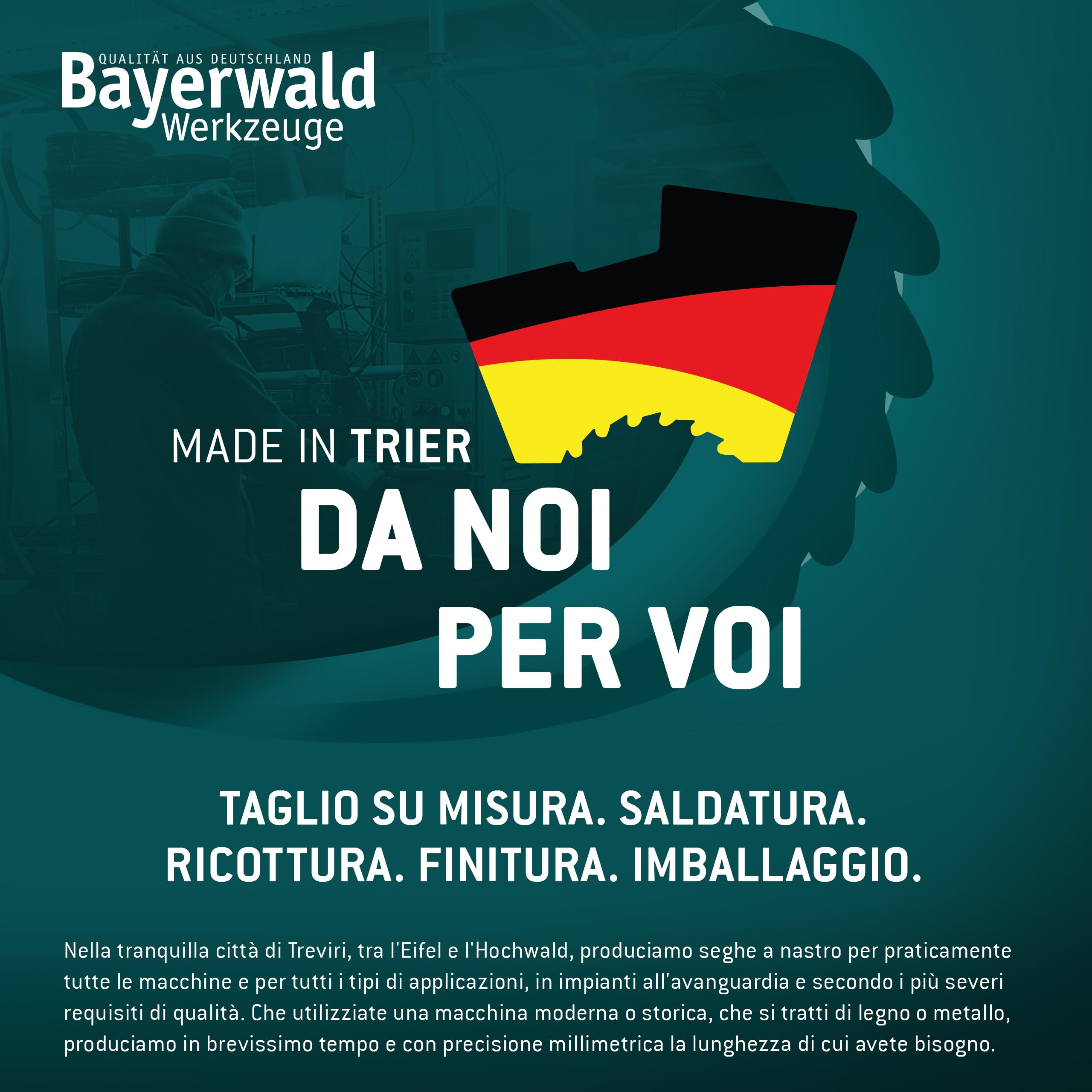 Bayerwald Uddeholm - Lama per sega a nastro temprata, 2630 x 15 x 0,5 x 6, per tutti i tipi di legno/sega a nastro adatto per campi e molto altro ancora.