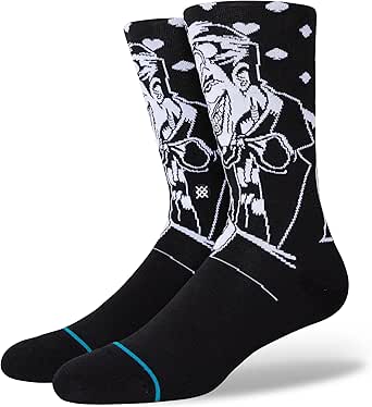81BihW1Ds3L. AC SY445 SX342 QL70 ML2 2025 Stance Men’s The Joker Crew Socks Black M