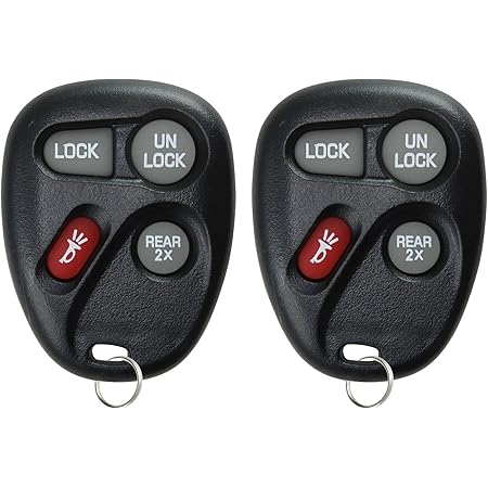 KeylessOption Keyless Entry Remote Control Car Key Fob for Chevy GMC 16245100-29 (Pack of 2)