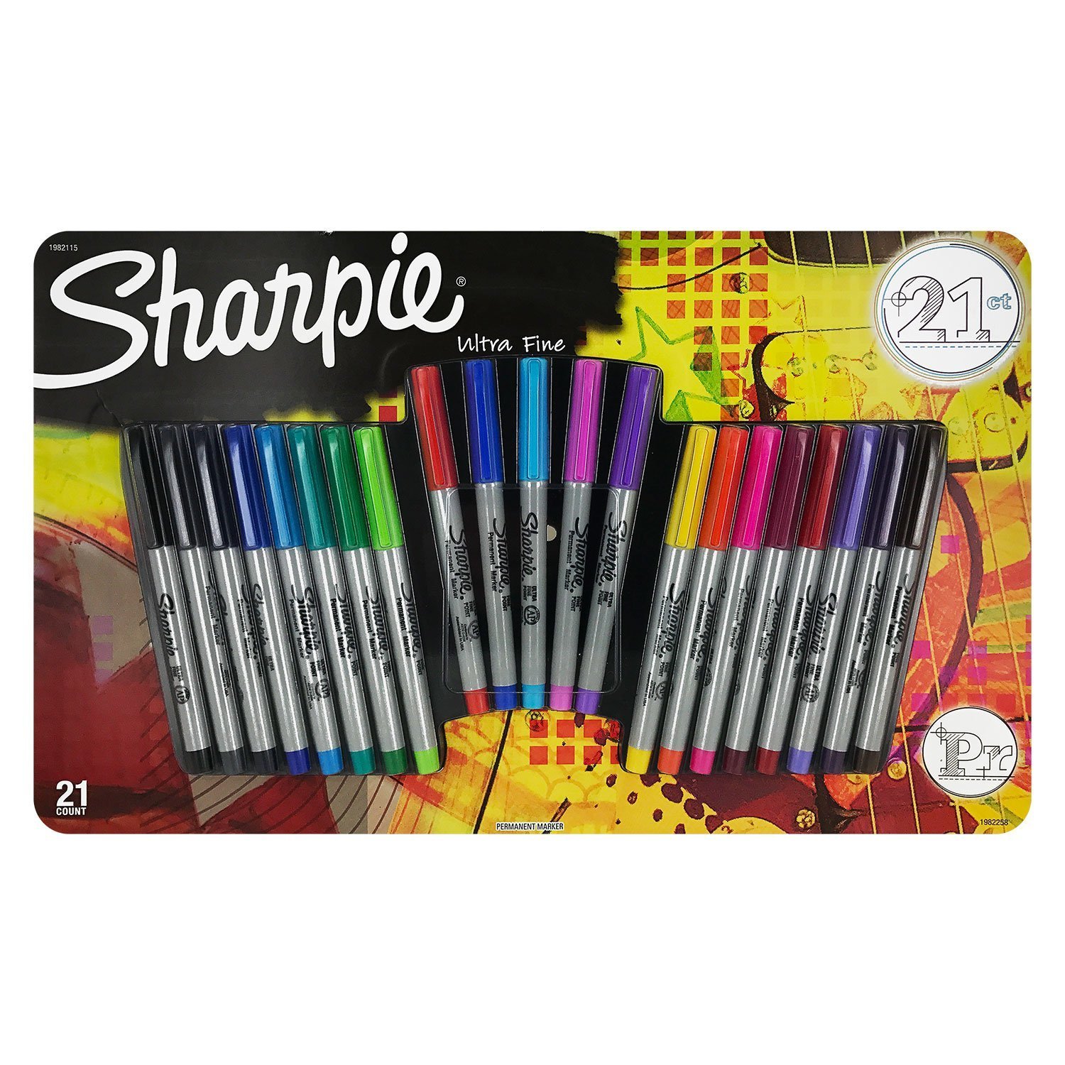Sharpie Color Burst Permanent Markers 21-Count