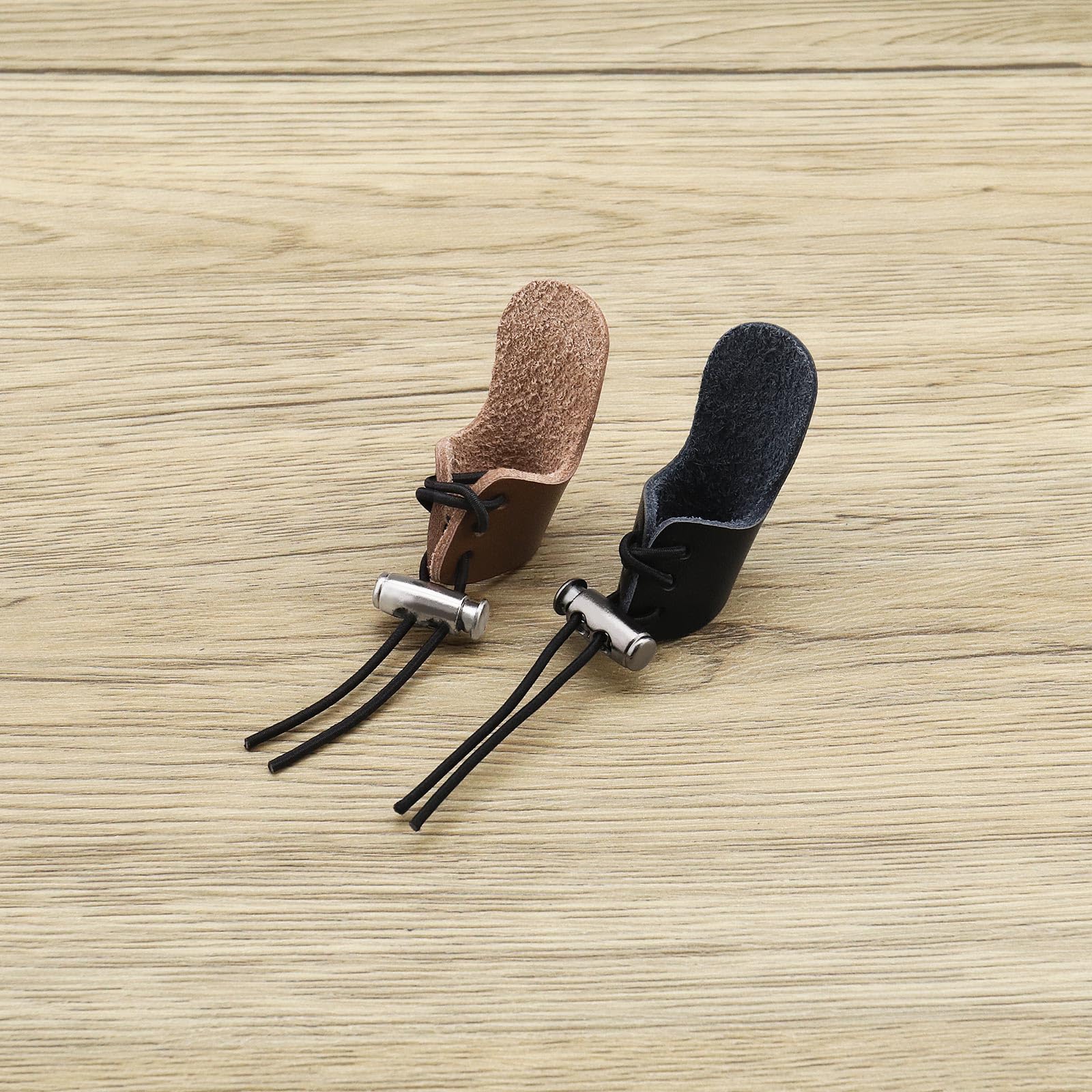 Paradita Dita Arcieria EMSea - 4 Pezzi In Pelle, Protezione Pollice, Per Tiro Con L'arco - Foto 7