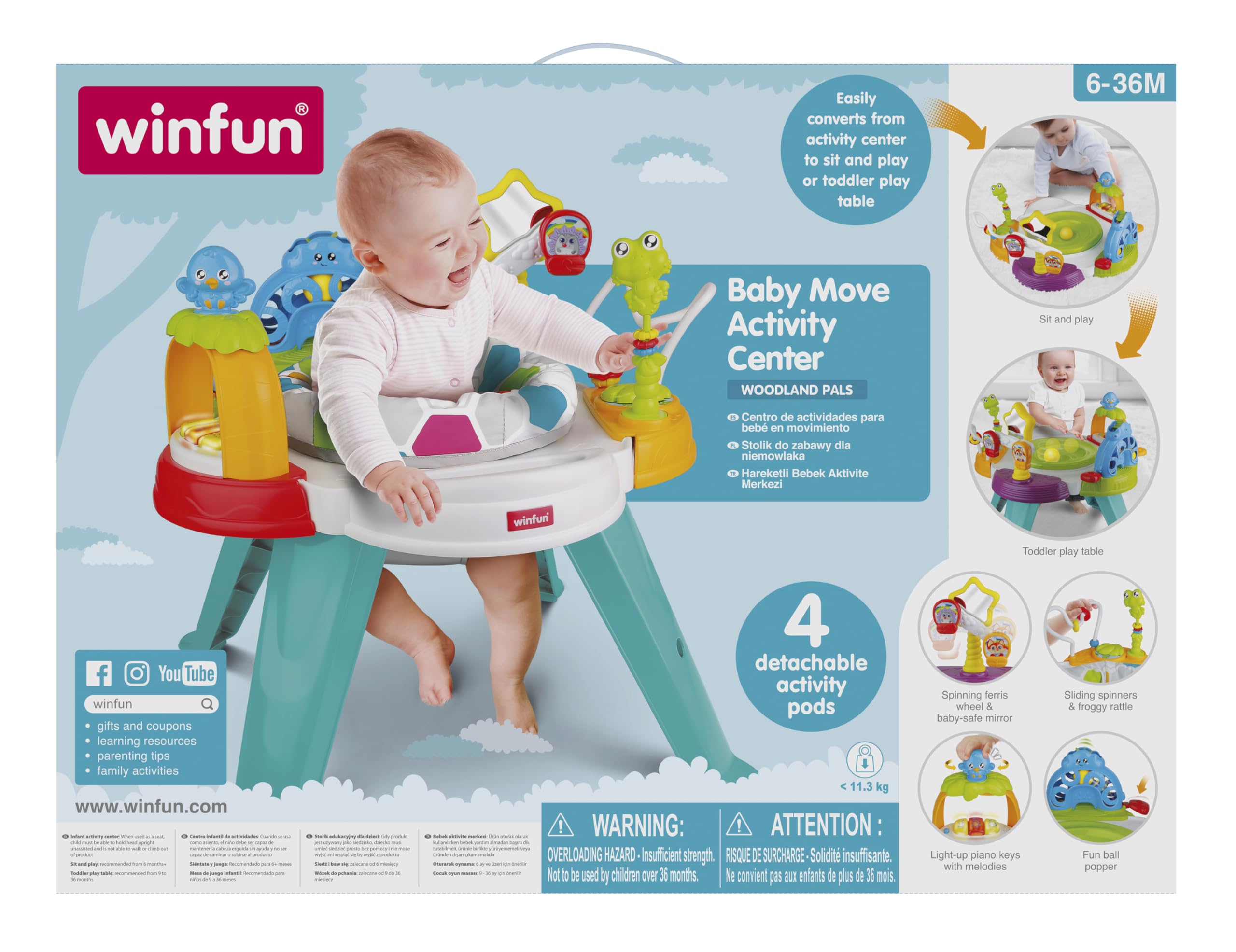 winfun 700000 Juguete para bebé, Multicolor
