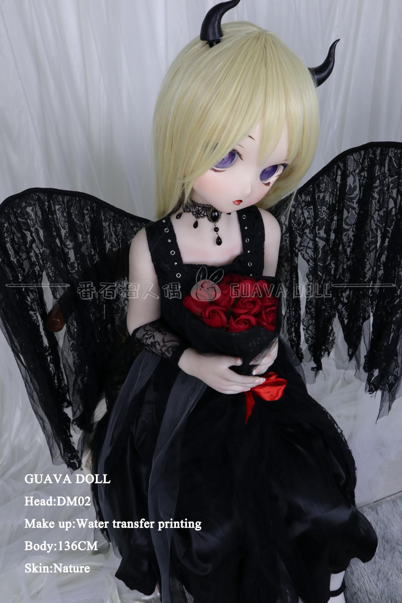 Amazon.co.jp: Guava doll 1:1 悪魔ちゃん 136cm 高さ TPE素材 等身手