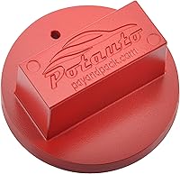 Vista 10 de Potauto Adaptador Universal de Nylon PA6 Magnético Almohadilla para Gato Disco Soporte Compatible con Vehículos BMW, Mini (Cantidad 1, Rojo)