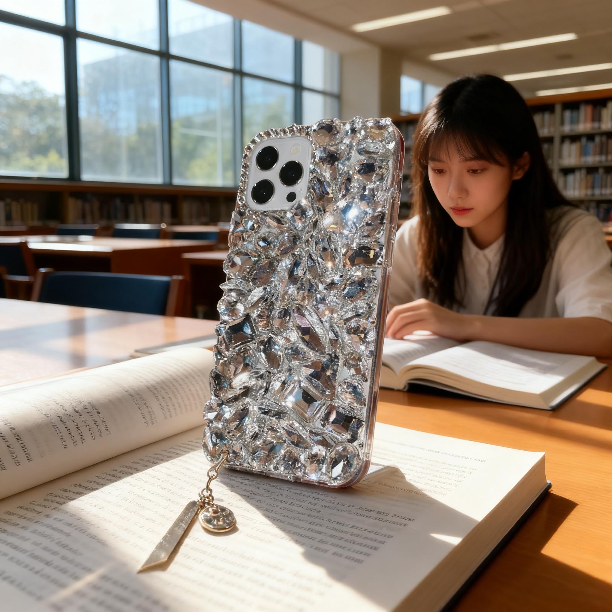 Amazon.co.jp: シルバー ラインストーン iphone 7/8/SE2020(第二世代