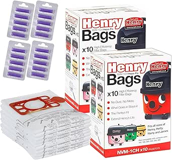 Hoover H Free 200 Sacchetti Per Aspirapolvere Henry Hoover Filterflow - Hepa 5 Strati, Compatibili Con Numatic, Hetty, James Sacchetti HEPA Filterflow Per Hetty James - Foto 5