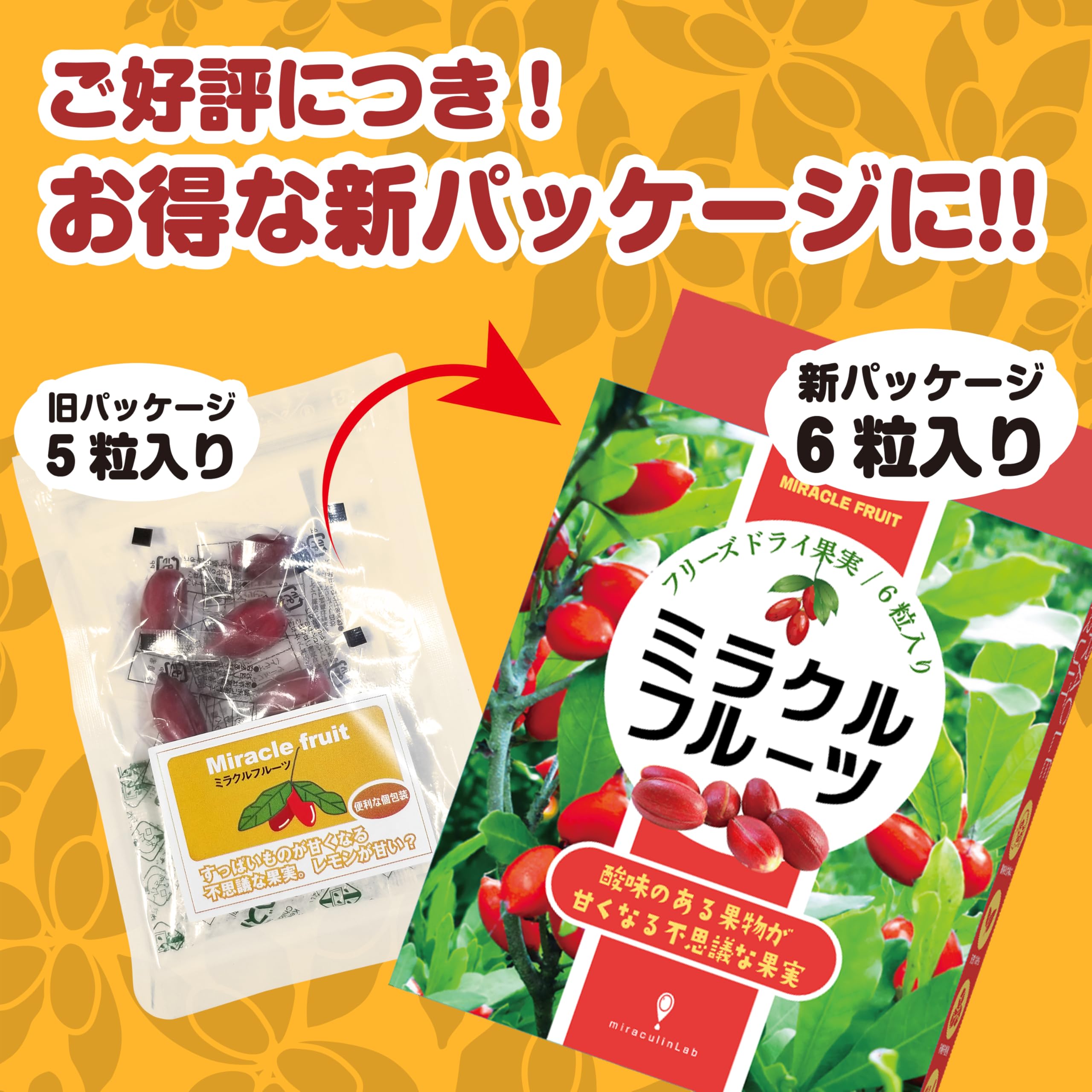 Amazon.co.jp: 【農家直売】ミラクルフルーツ（6粒入×2箱）（レモン