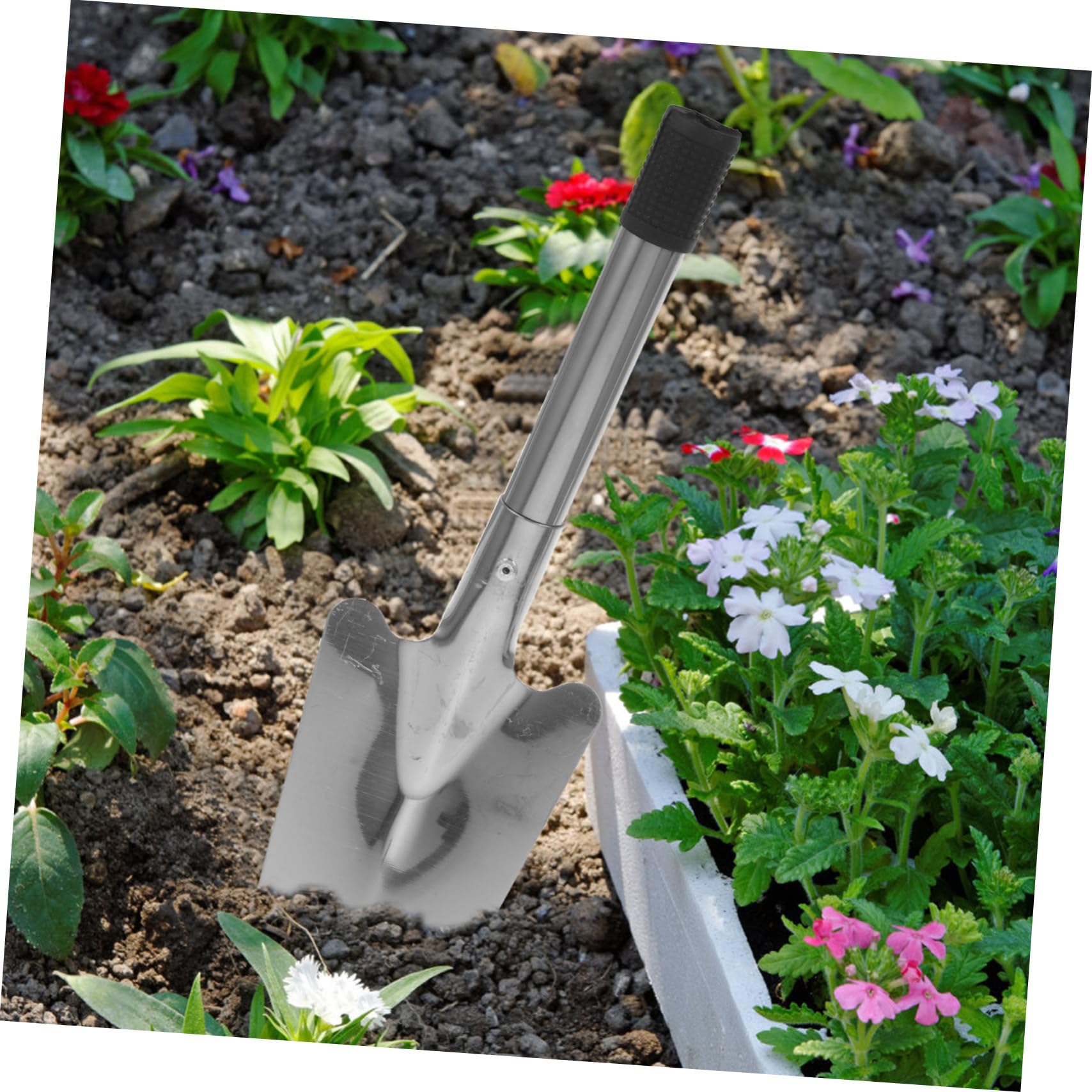 BESPORTBLE 4 Juegos Pala De Jardín De Acero Inoxidable Perforar Podadoras De Jardín Cesta Herramienta Plantar Jardín Herramienta Camping Jardín Palas para Jardineria Pala De Mano 3 Piezas * 4
