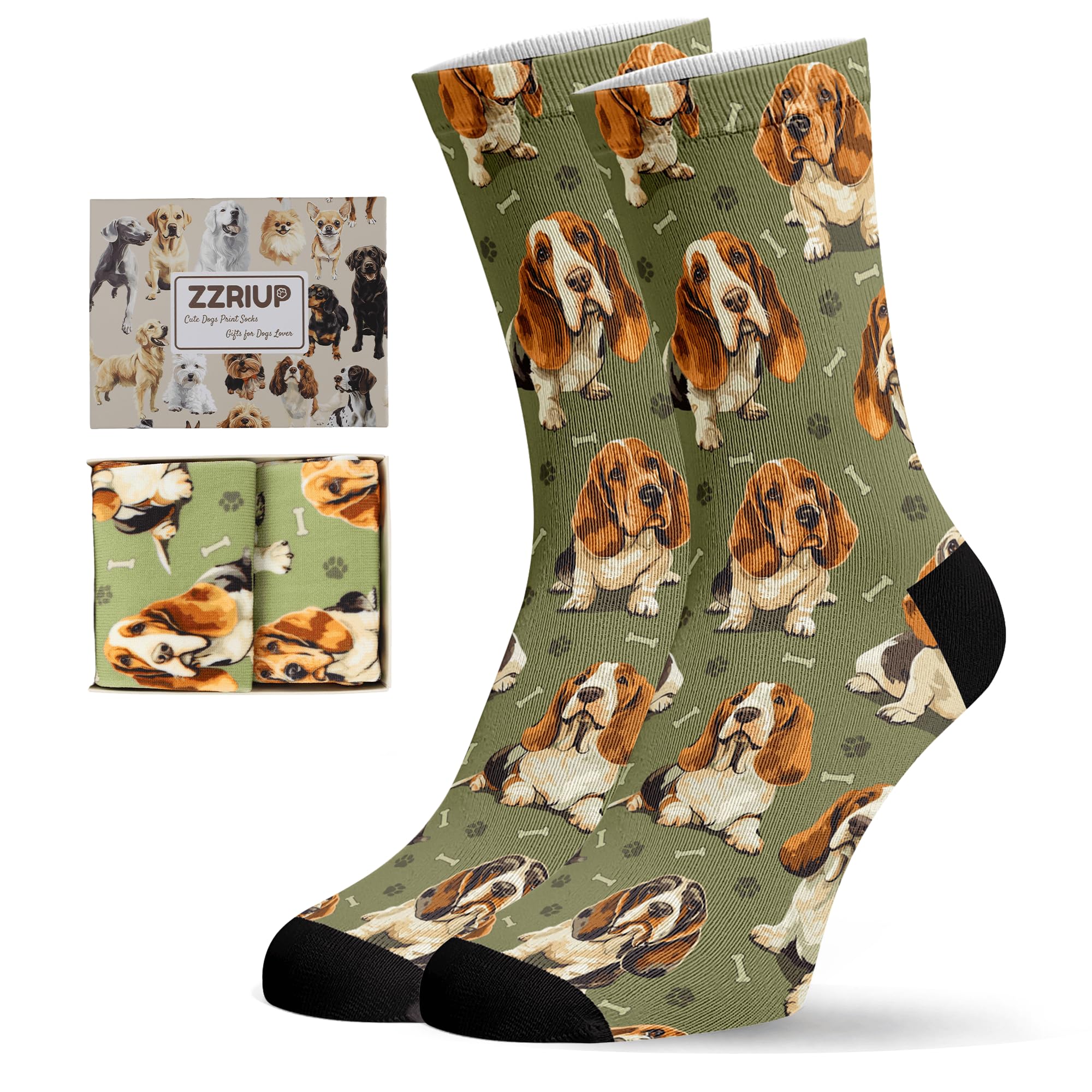 Dogs Socks for Women & Men, Novelty Gifts for Dog Lovers