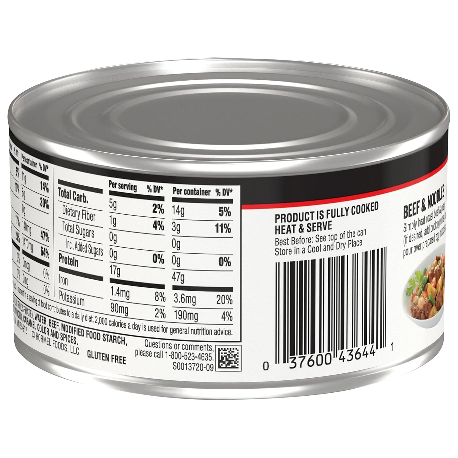 Hormel Roast Beef & Gravy, 12-Ounce Cans (Pack of 12)