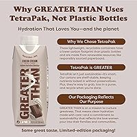 Vista 9 de Bebida de Hidratación con Nutrientes Greater Than, Bebida Electrolítica para la Salud Intestinal y Energía con Agua de Coco, Vitaminas, Sin Gluten
