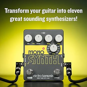 値下可electro-harmonix MONO SYNTH ギターエフェクター Amazon.com: Electro-Harmonix Mono Synth Guitar Synthesizer Pedal