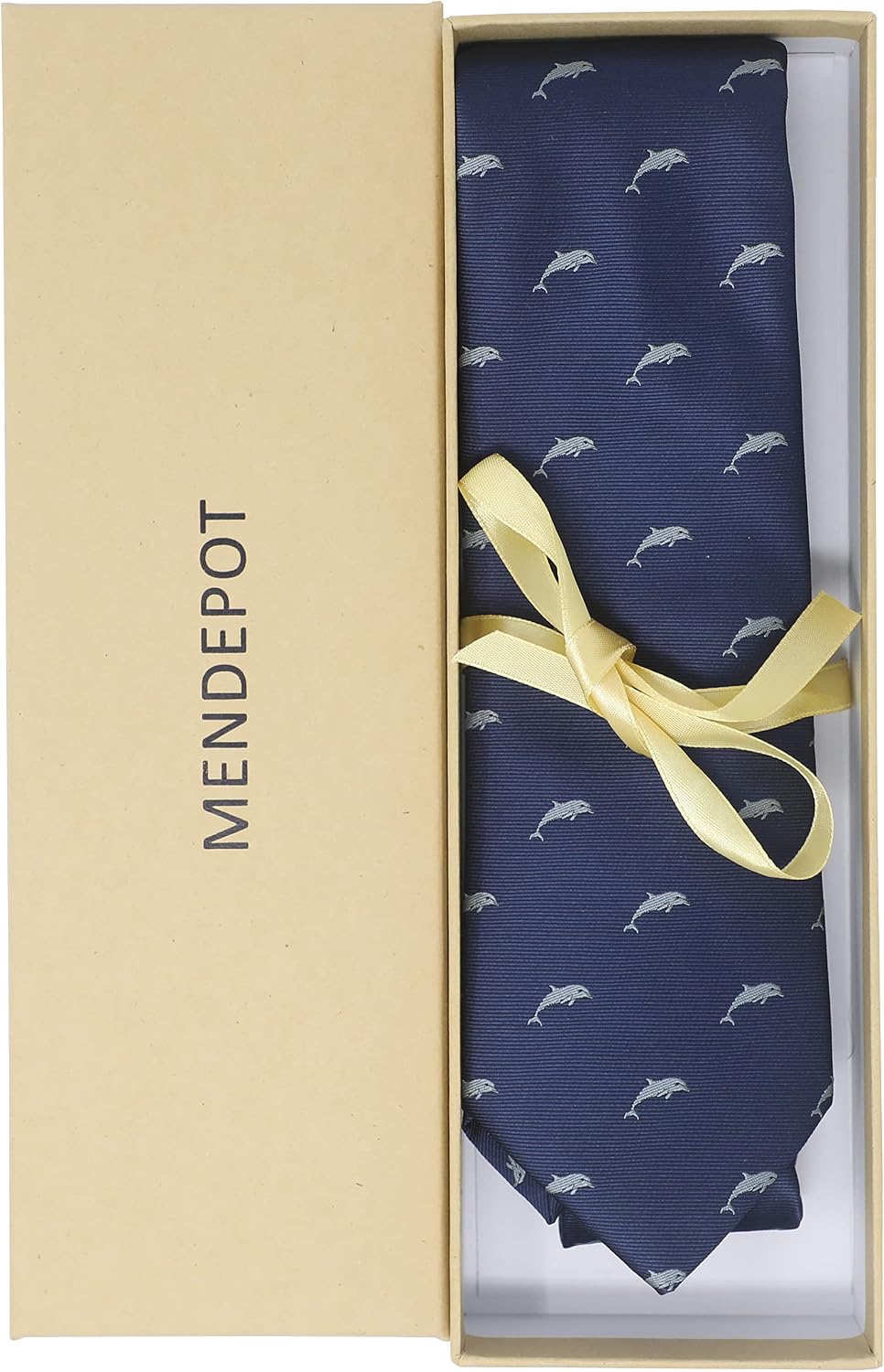Animal Pattern Necktie With Gift Box Sea Animal Pattern Tie Father's Day Birthday Gift Tie image 5