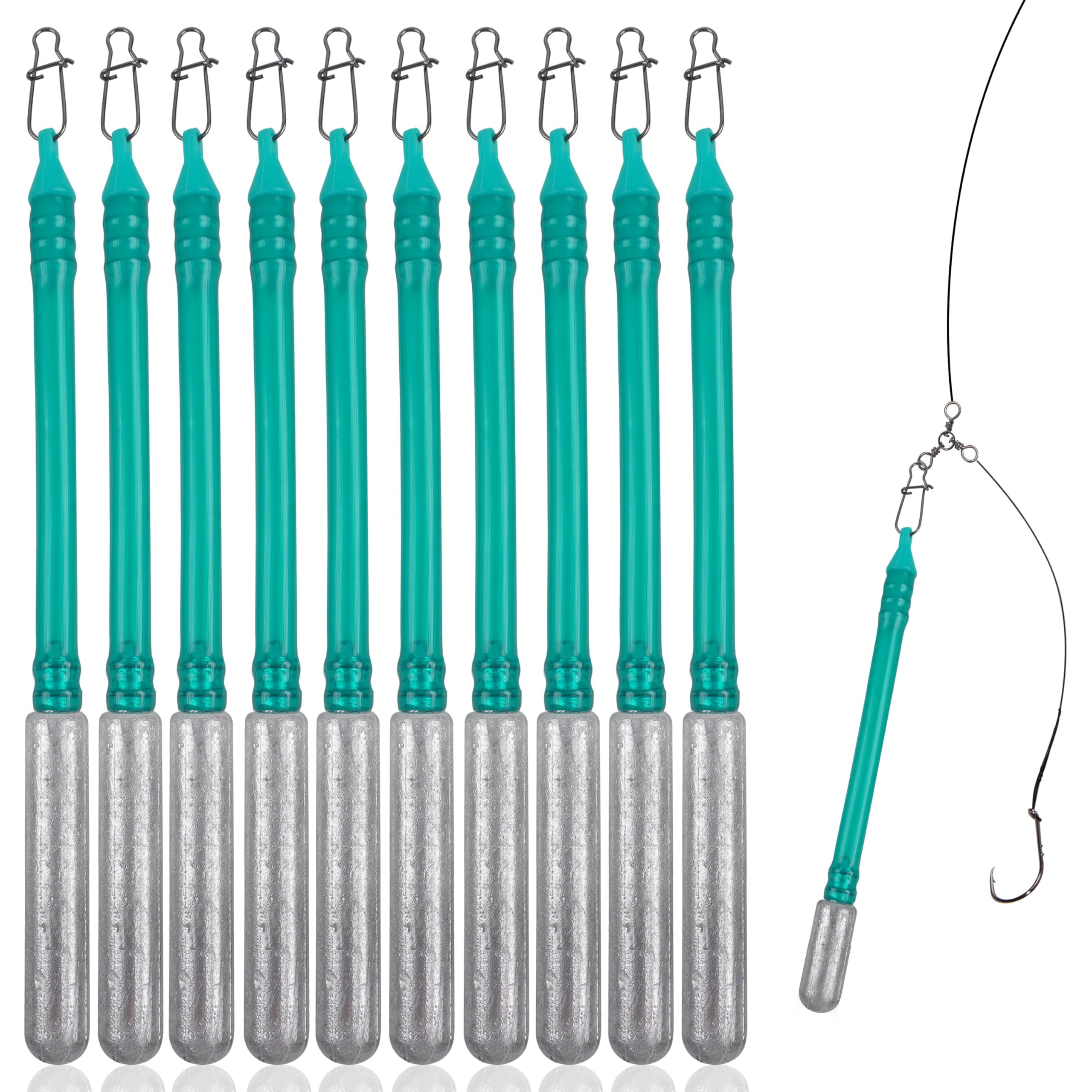 Dragging Weights for Catfishing Trolling, Drifting Dragging Sinkers No Snag Sinker for Bottom Bouncing Catfish Fishing Slip Stick Catfish Dragging Weights