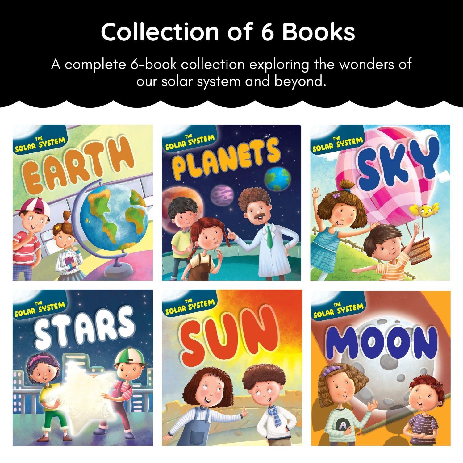 Solar System Encyclopedia for Kids: Explore Planets, Stars, Earth, Moon, Sky & Sun | Space Learning | Fun & Educational Books for Little Astronomers | 6-Book Set on Astronomy for Ages 6+ 4