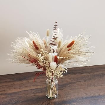 Dried Flowers Bouquet Terracotta Color, Wedding Terracotta Shades Bouquet , Centerpiece,Flower Arrangement,Boho Decor C