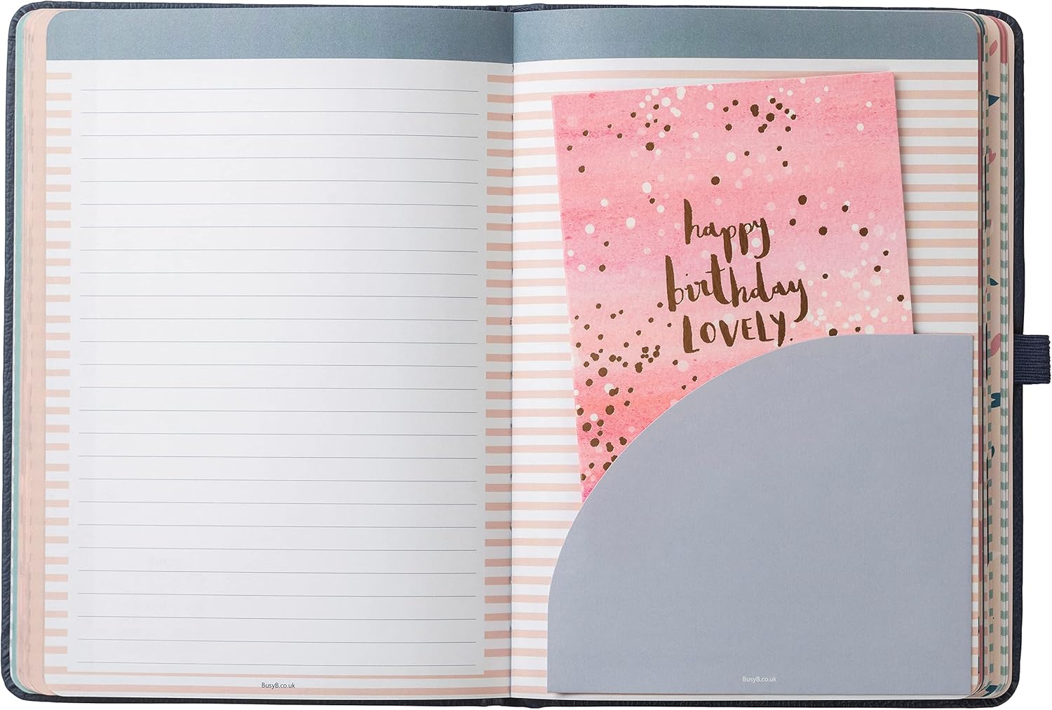 Busy B to Do Diary January to December 2022 - A5 Navy Spot Week to View Diary with Notes, Tear-Out Lists & Pockets - Image 5