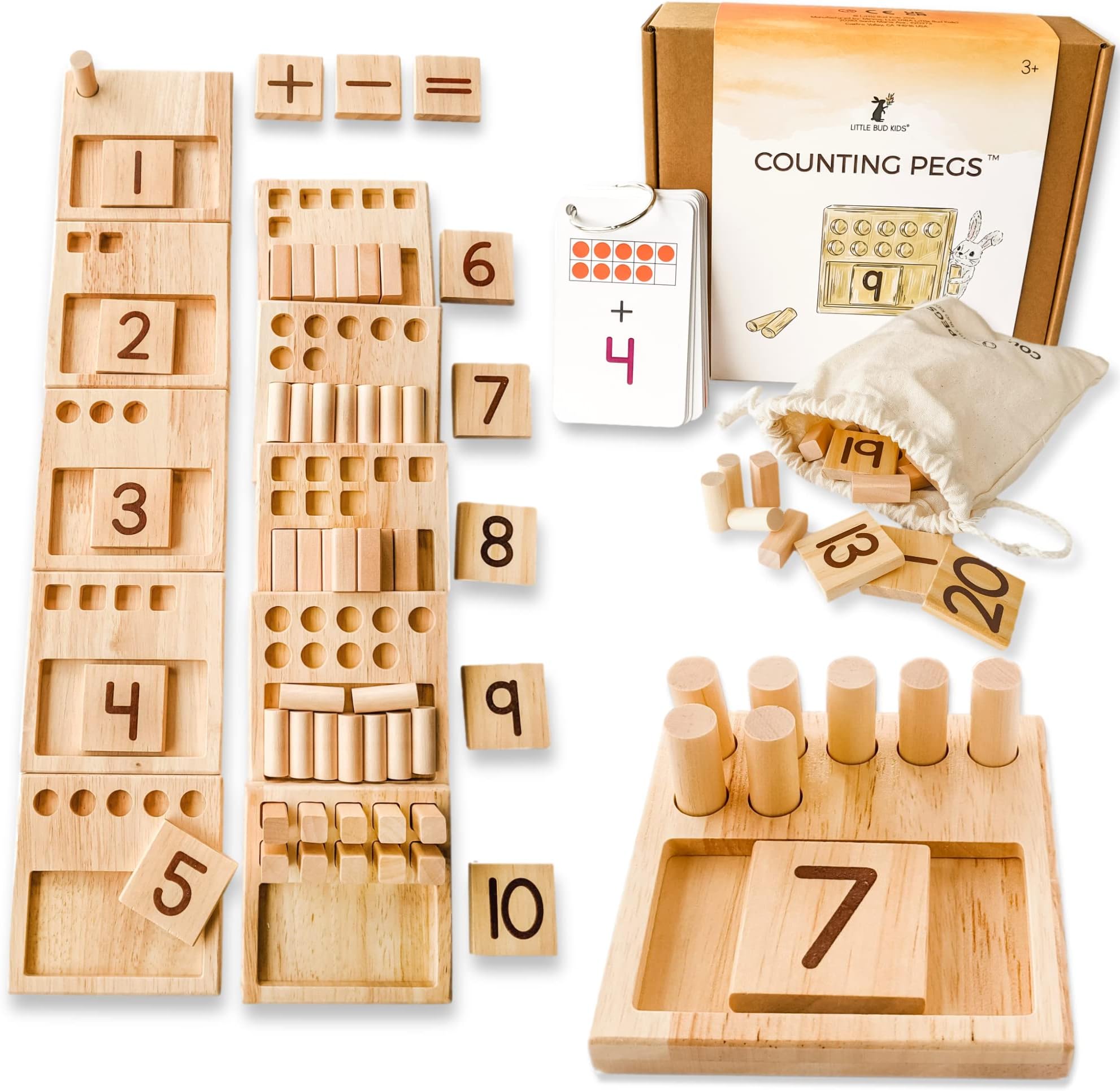 Amazon.com: Montessori Golden Beads with Soft Carpet,Montessori Math ...