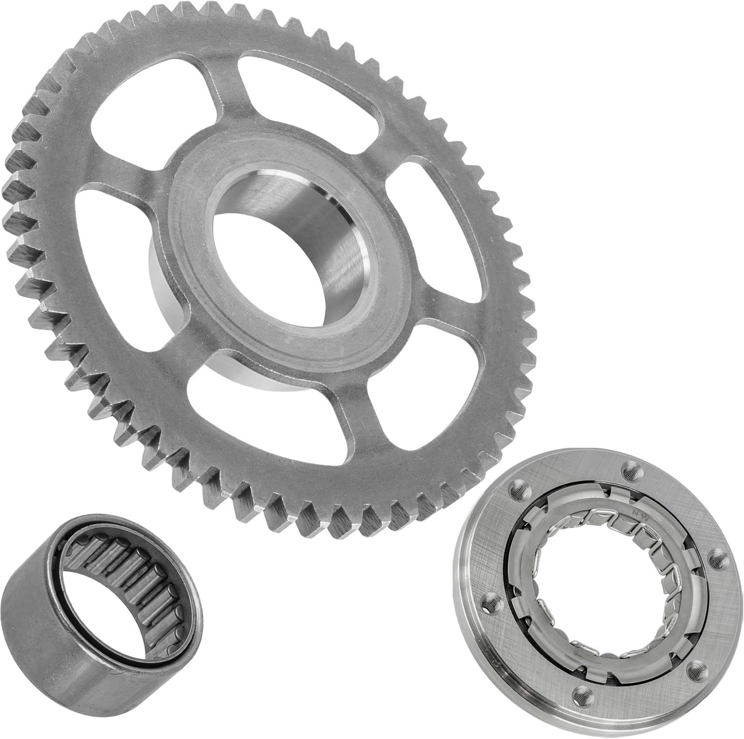 Caltric Starter Clutch Gear Idler & Bearing Kit Compatible with Suzuki Quadracer 450 LT-R450 LTR450Z 2006-2009